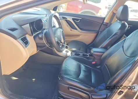 2013 Hyundai Elantra Gls z USA, uszkodzony, nr VIN 5NPDH4AE5DH158984